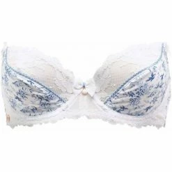 Brigitte Bardot Soutien-gorge corbeille bleu Colombe Couleur bleu