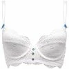 Brigitte Bardot Soutien-gorge ampliforme blanc Faience Couleur blanc