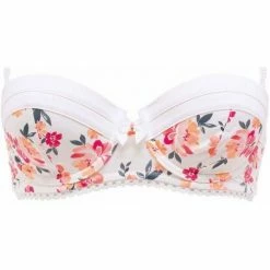Brigitte Bardot Soutien-gorge ampliforme ivoire Aquarelle Couleur blanc
