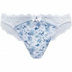 Brigitte Bardot Tanga bleu Colombe Couleur bleu