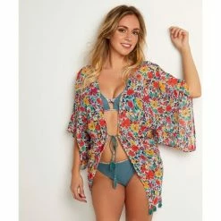 Brigitte Bardot Kimono multicolore Lavandou Couleur multicolore -Promos Brigitte Bardot Boutique 23835364 500 C