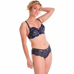 Brigitte Bardot Soutien-gorge corbeille bleu marine Haute Couture Couleur bleu -Promos Brigitte Bardot Boutique 23861140 500 C
