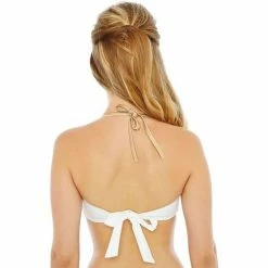 Brigitte Bardot Haut de maillot bandeau blanc/or Palm Beach by Couleur blanc -Promos Brigitte Bardot Boutique 7731538 500 C