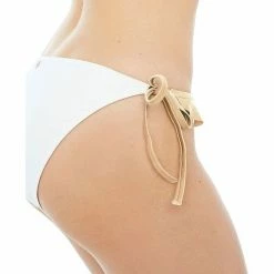 Brigitte Bardot Slip de bain blanc/or Palm Beach by Couleur blanc -Promos Brigitte Bardot Boutique 7731539 500 C